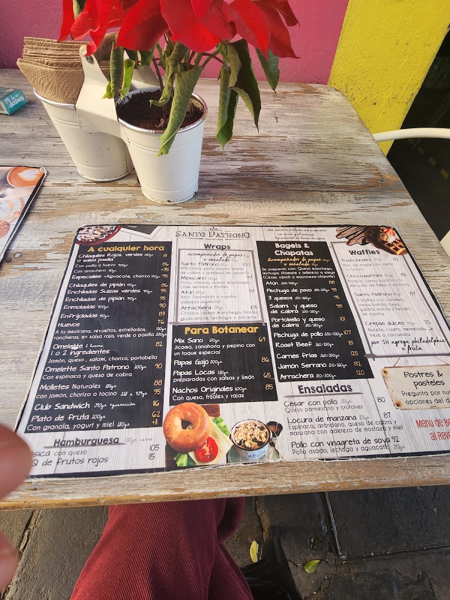 Santo Patrono Menu - Image 1